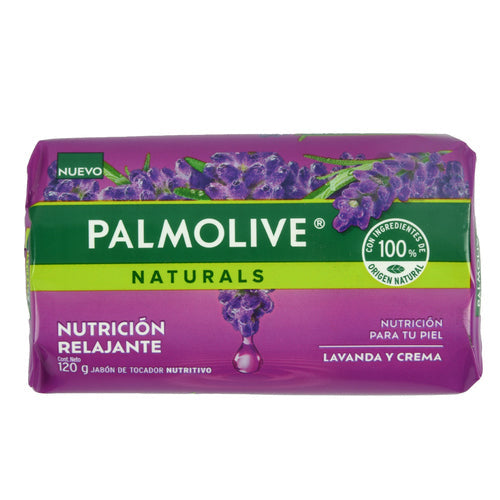 Item No.10705 PALMOLIVE NAT BAR SOAP CREMA Y LAVANDA 72/120g