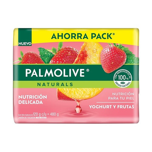 Item No.10727 PALMOLIVE NAT BAR SOAP YOGUR Y FRUTAS 18/4ct/120g