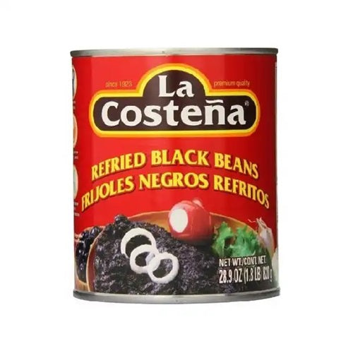 LA COSTENA REFRIED BLACK BEANS 12/28.9oz (SKU #28970)