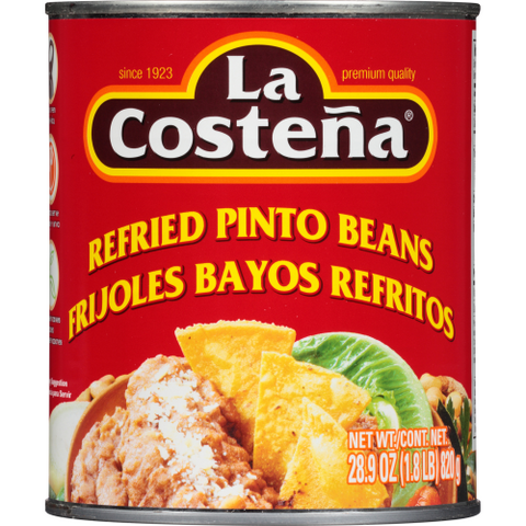 LA COSTENA REFRIED PINTO BEANS 12/28.9oz (SKU #28971)