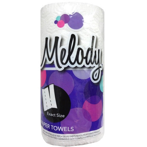 Item No.29986 MELODY KITCHEN TOWEL 24ct (120 2-PLY)