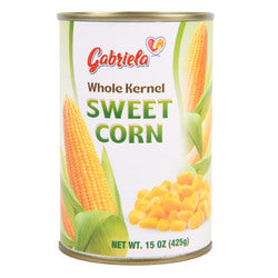 GABRIELA WHOLE KERNEL CORN (SWEET) 24/15oz (SKU #30034)