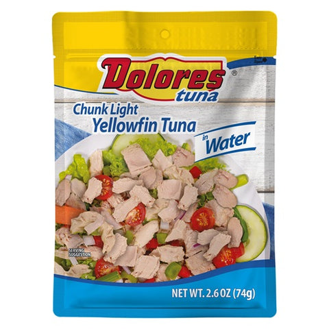 DOLORES POUCH TUNA IN WATER 24/2.6oz (SKU #30067)