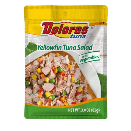 DOLORES POUCH TUNA SALAD W/ VEGETABLES 24/3oz (SKU #30069)