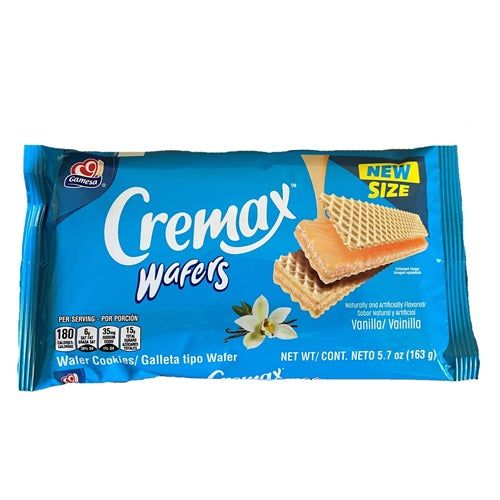 Item No.30123 GAMESA CREMAX SUGAR WAFERS VANILLA 19/5.7oz