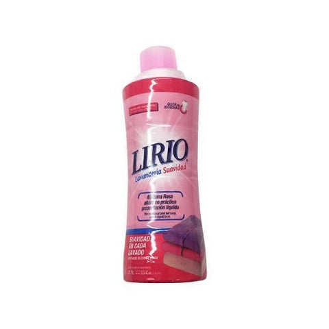 LIRIO LIQ. LAUNDRY (Pink)  SUAVIDAD 12/1 lt (SKU #30433)