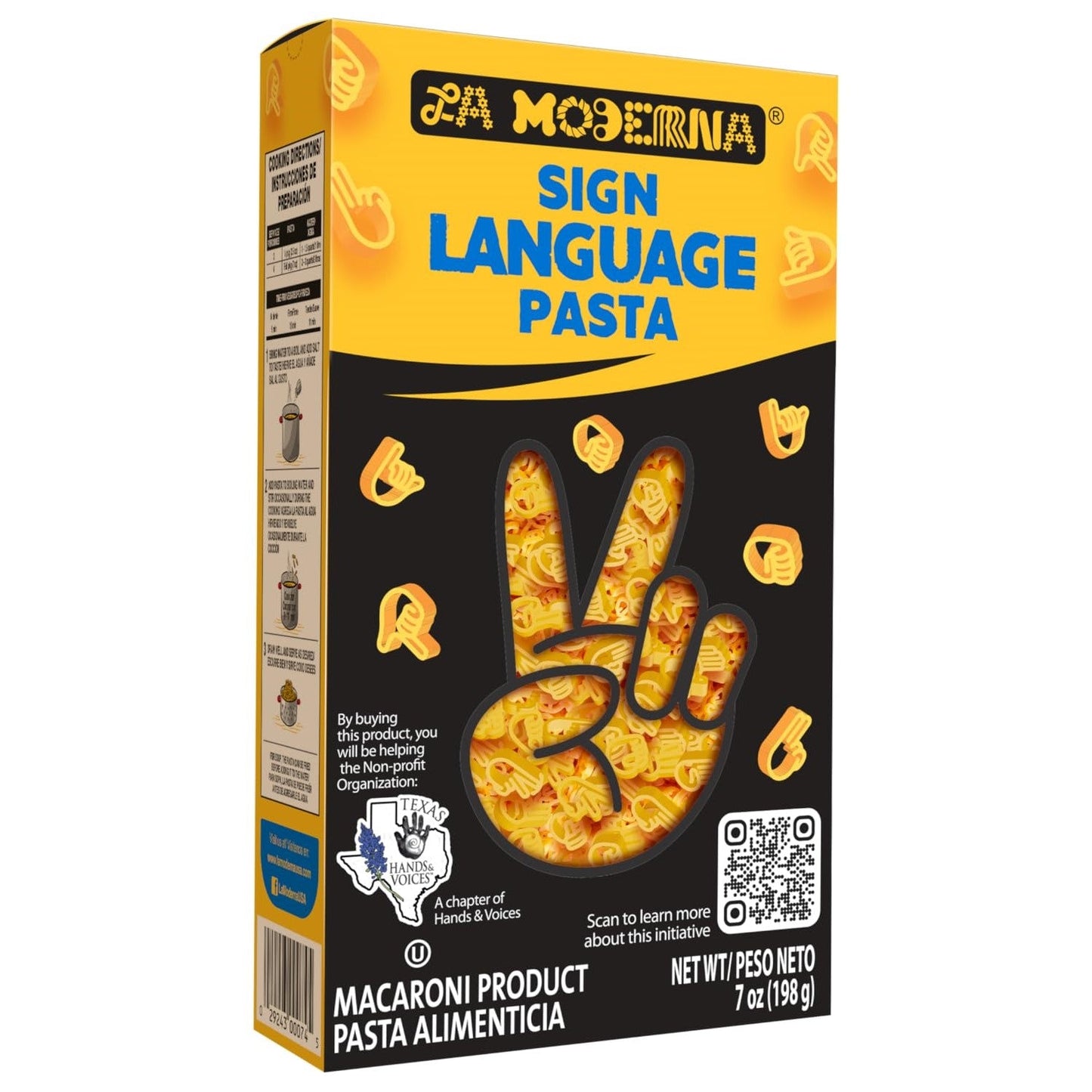 Item No.31219 LA MODERNA PASTA SIGN LANGUAGE (BOX) 20/7oz