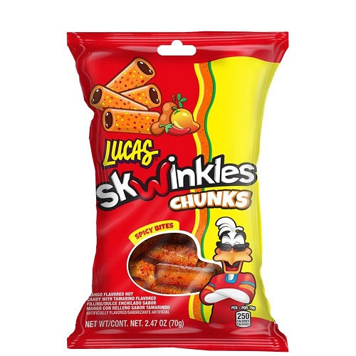 Item No.31679 LUCAS SKWINKLES CHUNKS 12/70g