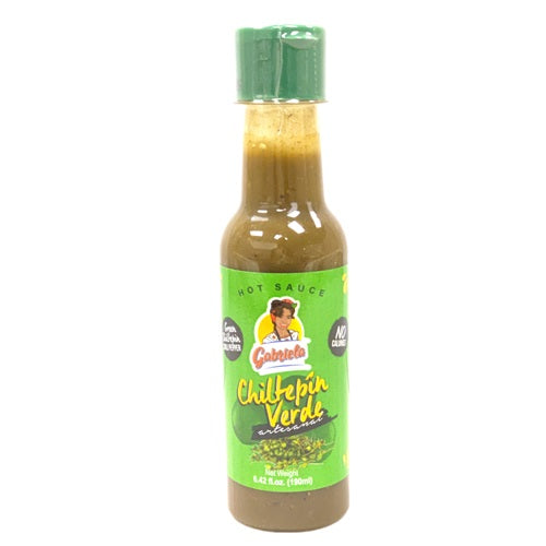 GABRIELA HOT SAUCE CHILTEPIN VERDE 12/6.42oz (SKU #31685)