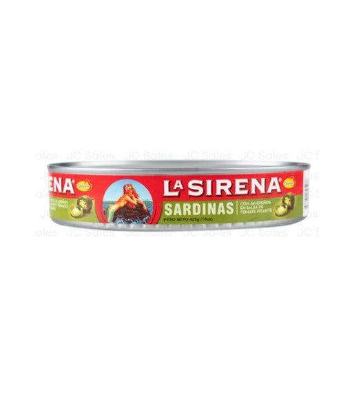 Item No.32600 LA SIRENA SARDINES OVAL  W/JALAP 24/15oz