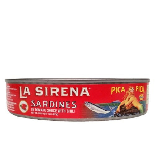 Item No.32602 LA SIRENA SARDINES OVAL PICA TOMATO SAUCE 24/15oz