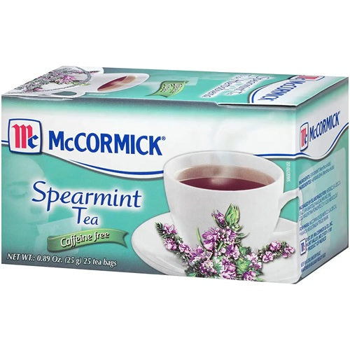 Item No.33223 MCCORMICK TEA SPEARMINT / HIERBABUENA 6/25ct