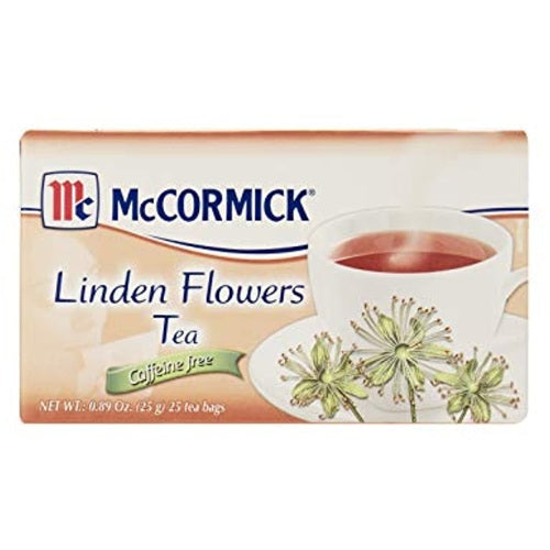 Item No. 33224 MC CORMIC TEA LINDEN FLWR /TILA 6/25CT