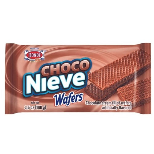 Item No.33962 DONDE WAFER CHOCO NIEVE 20/3.5oz