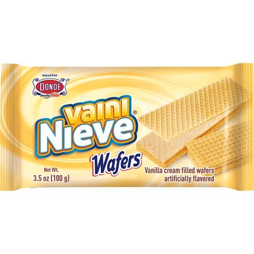 Item No.33965 DONDE WAFER VAINI NIEVE 20/3.5oz