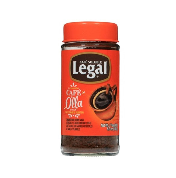 Item No. 41402 LEGAL INSTANT COFFEE (DE OLLA) JAR 6/6.3oz