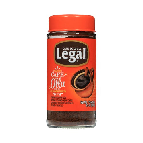 LEGAL INSTANT COFFEE (DE OLLA) JAR 6/6.3oz (SKU #41402)