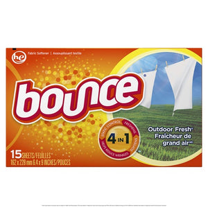 BOUNCE DRYER SHEET OUTDOOR FRESH 15/15ct (SKU #44679)