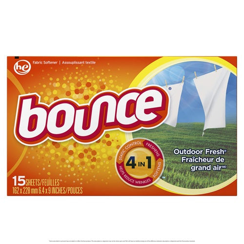 Item No.44679 BOUNCE DRYER SHEET OUTDOOR FRESH 15/15ct