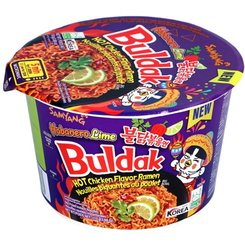 Item No.45684 SAMYANG BULDAK RAMEN BOWL HAB-LIME (PURPLE) 16/105g