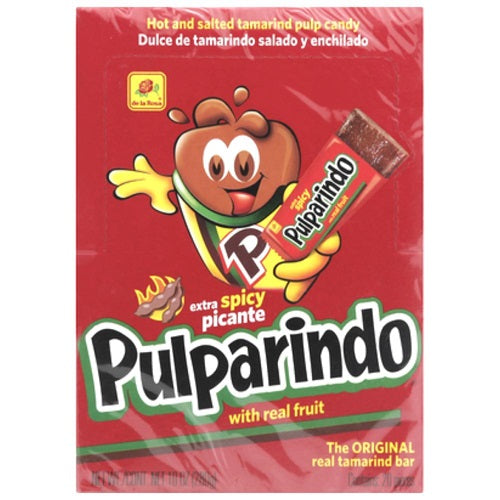 DE LA ROSA PULPARINDO DISPLAY X PICANTE (RED) 16/20ct (SKU #50085)