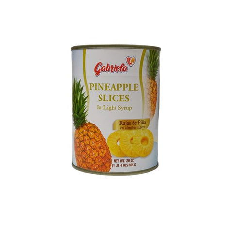 GABRIELA PINEAPPLE SLICES 24/20oz (SKU #50205)