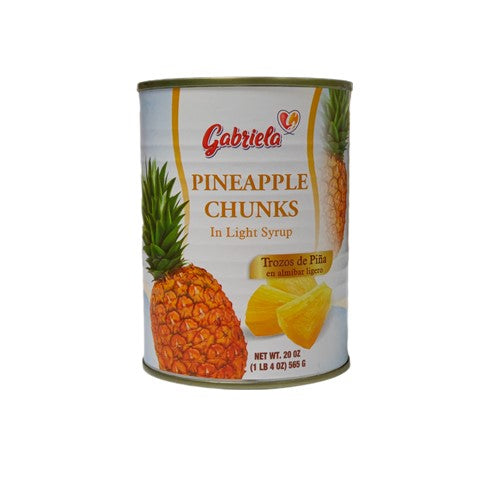 Item No.50206 GABRIELA PINEAPPLE CHUNKS 24/20oz