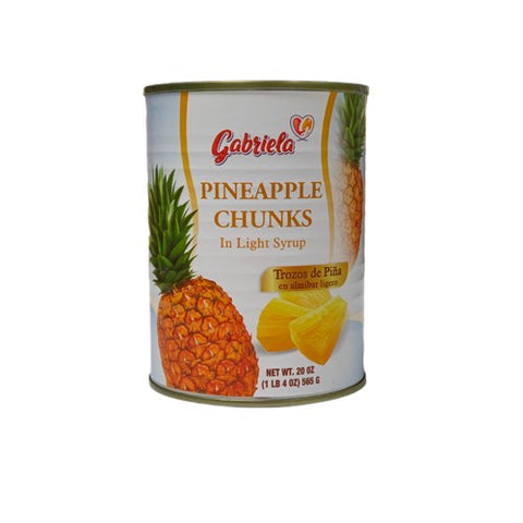 GABRIELA PINEAPPLE CHUNKS 24/20oz (SKU #50206)