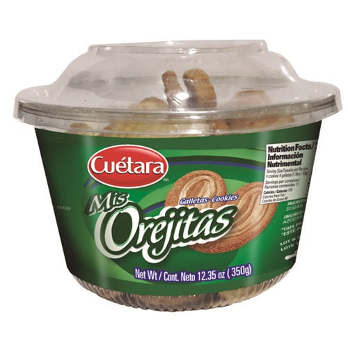 Item No.51337 CUETARA OREJITAS PUFF PASTRY 12/350g