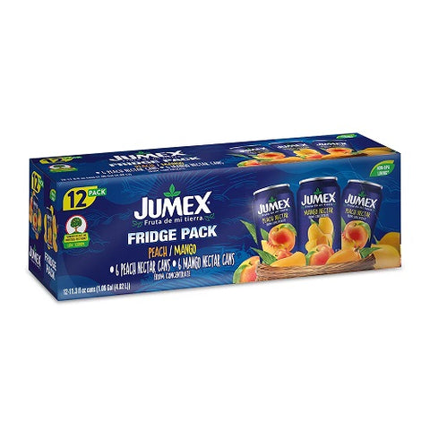 JUMEX FRIDGE PK CAN MANGO/PEACH 12/11.3oz+ CRV (SKU #60044)