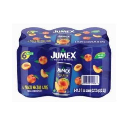 JUMEX CAN 6PK PEACH NECTAR 4/6/11.3oz+ CRV (SKU #60051)