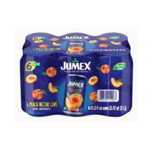 JUMEX CAN 6PK PEACH NECTAR 4/6/11.3oz+ CRV (SKU #60051)