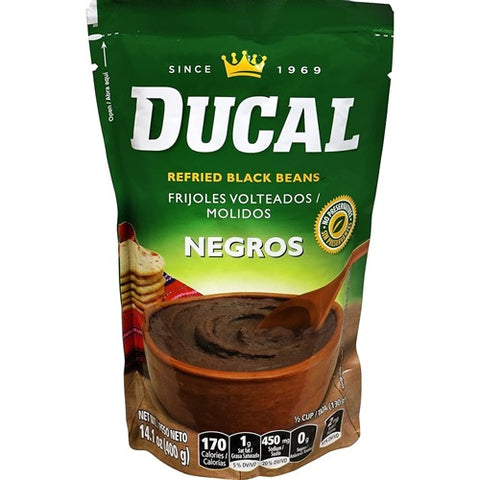 DUCAL DOYPACK RFRD BLACK BEANS 18/14.1oz (SKU #60714)