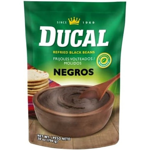 DUCAL DOYPACK RFRD BLACK BEANS 12/28oz (SKU #60717)