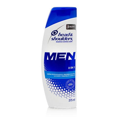 HEAD & SHOULDERS 3 EN 1 MEN 12/375 ml (SKU #77727)