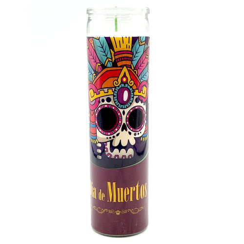 Item No.86298 VELADORA MEXICO DIA DE MUERTOS CABALLERO 12ct