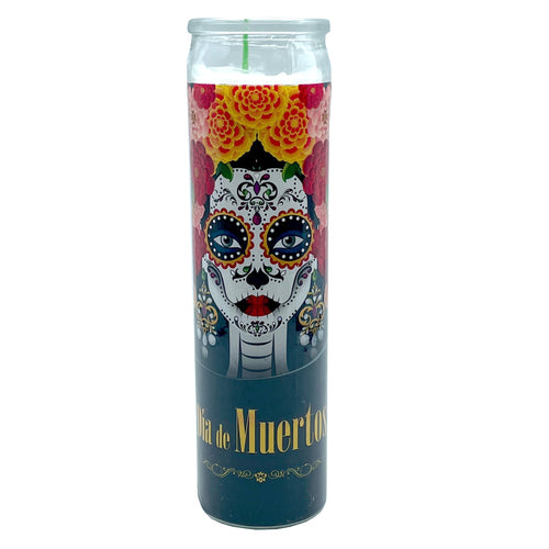 Item No.86299 VELADORA MEXICO DIA DE MUERTOS DAMA 12ct