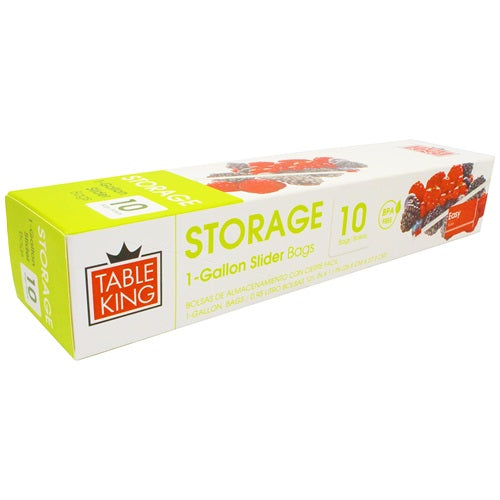 Item No.93155 TABLE KING STORAGE BAG SLIDER 1 GAL 36/10ct