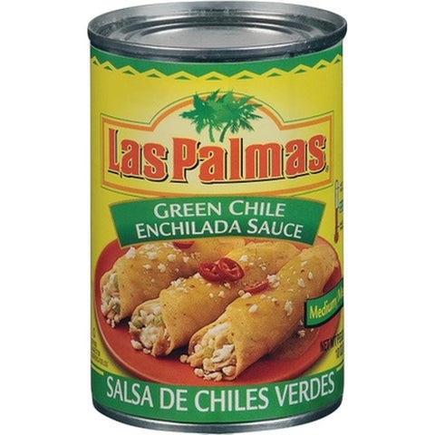 LAS PALMAS GREEN ENCHILADA SAUCE MEDIUM 24/10oz (SKU #30000)