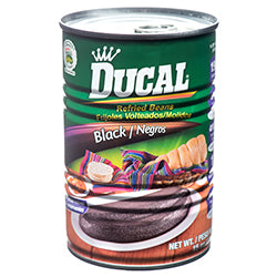 Item No.60701 DUCAL REFRIED BLACK BEANS 24/15oz