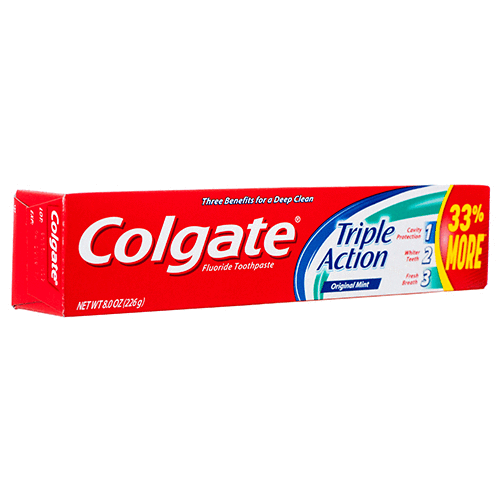 COLGATE TOOTHPASTE TRIPLE ACTION GEL 24/8oz