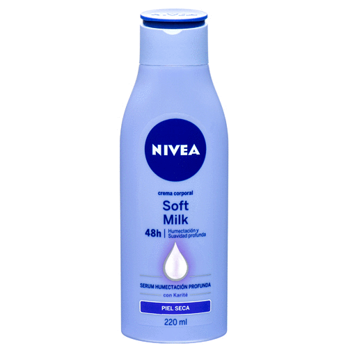 NIVEA BODY MILK DRY 12/220ml