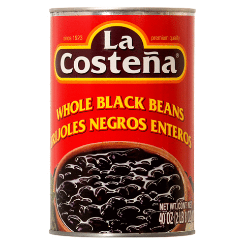 LA COSTENA WHOLE BLACK BEANS 12/40oz