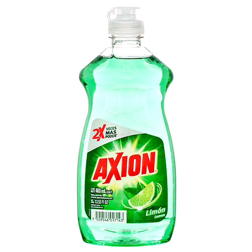 AXION DISH LIQ LEMON 12/400ml