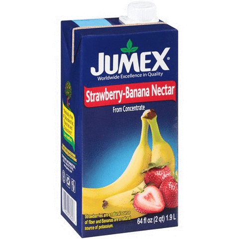 JUMEX TETRA STRAWBERRY/BANANA 8/64oz