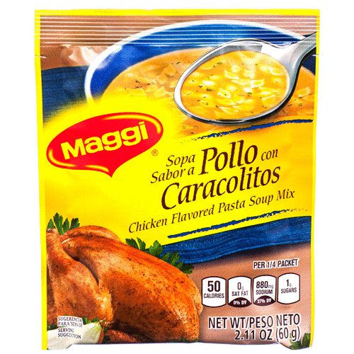 MAGGI CLEAR SOUP CHICKEN SEASHELL 2/12/2.11oz