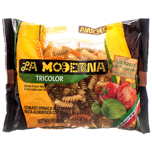 LA MODERNA PASTA TRICOLOR 12/12oz