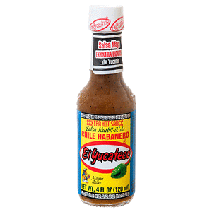 EL YUCATECO HABANERO SAUCE XXXTRA HOT 12/4oz