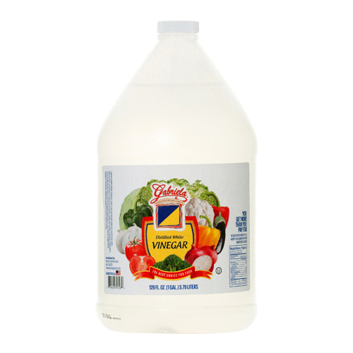 GABRIELA DISTILLED WHITE VINEGAR 4/128oz