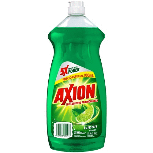 AXION DISH LIQ LEMON 12/900ml